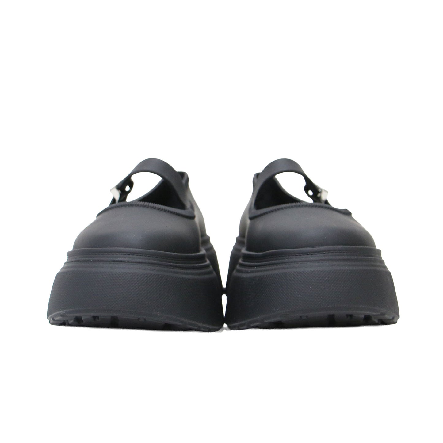 25秋冬 ソフト プラットフォーム バレエシューズ / SOFT BALLERINA PLATFORM パンプス 厚底 ストラップ PVC