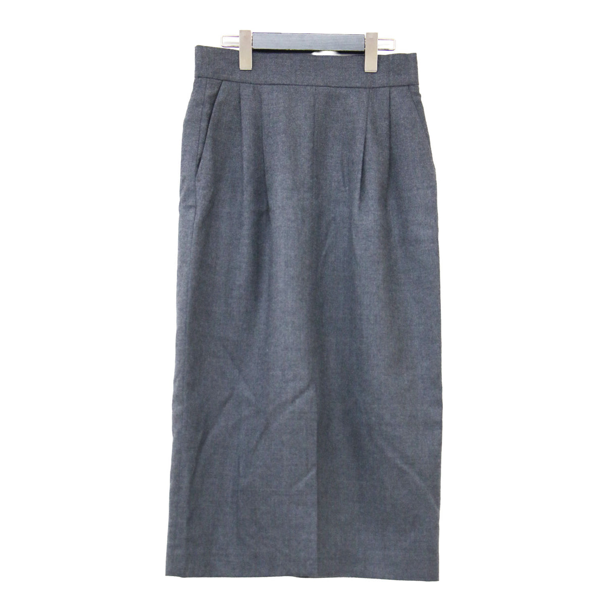 25秋冬 TERNES 2タック ウール スカート / SKCWGW0409 / ロング Iライン スリット