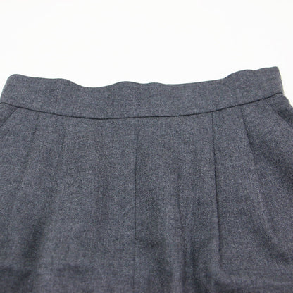 25秋冬 TERNES 2タック ウール スカート / SKCWGW0409 / ロング Iライン スリット