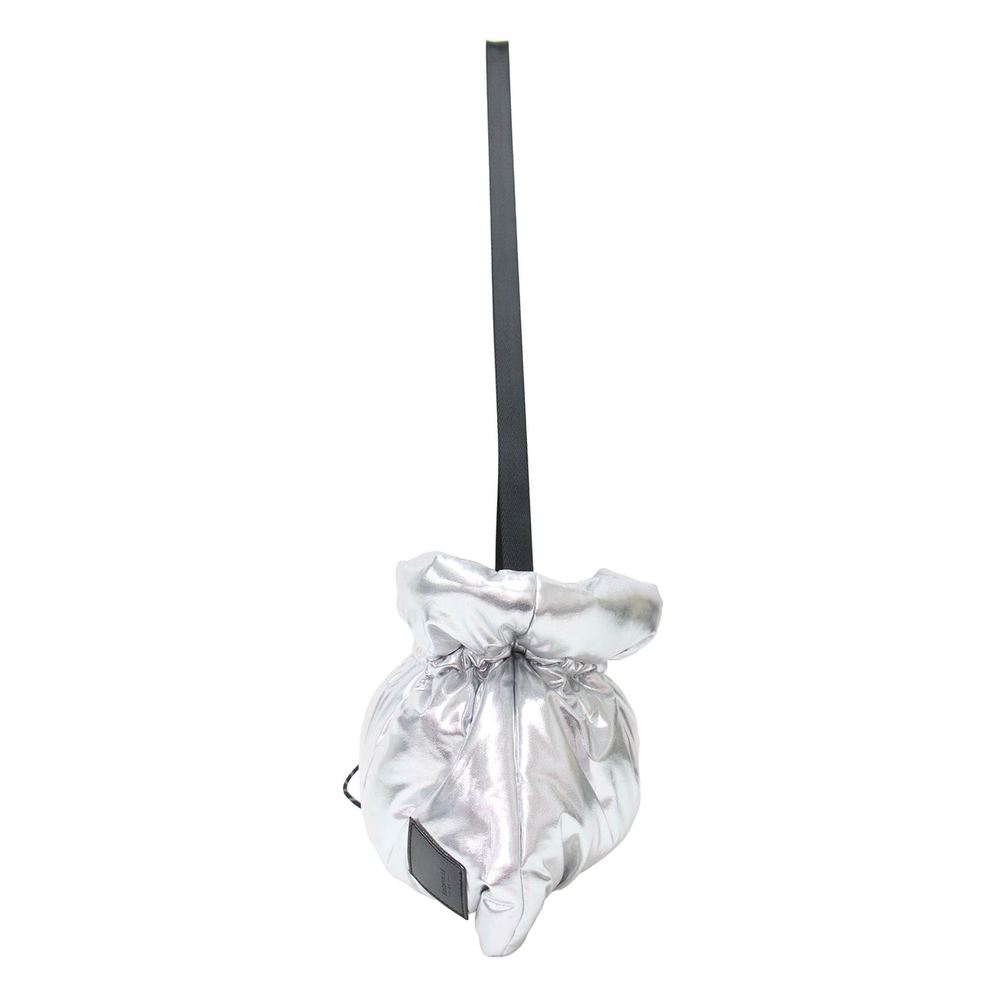 ドローストリング クラッチバッグ / DRAWSTRING CLUTCH トートバッグ ショルダー 巾着 パテッド メタリック