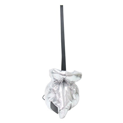 ドローストリング クラッチバッグ / DRAWSTRING CLUTCH トートバッグ ショルダー 巾着 パテッド メタリック