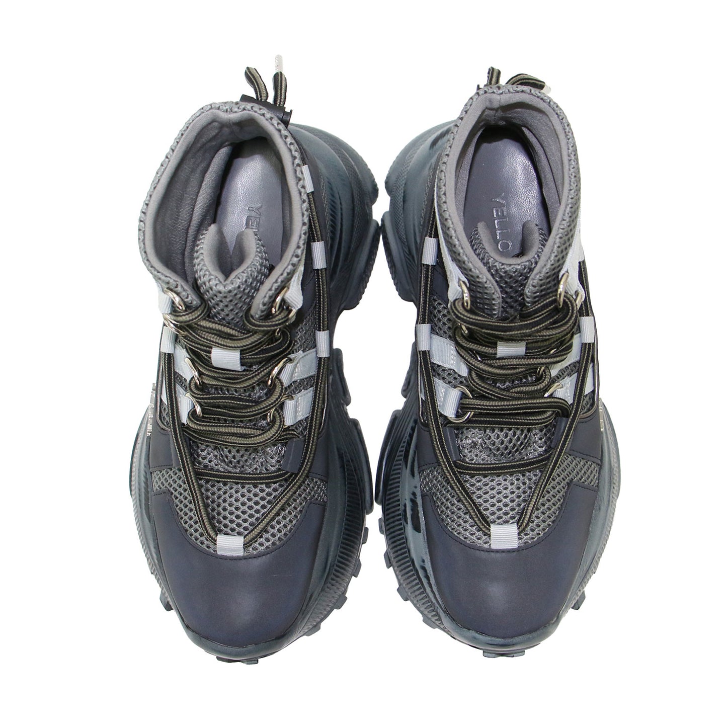 トラック ショートブーツ / TRACKER SHORT BOOTS スニーカー ハイカット レースアップ ボリュームソール