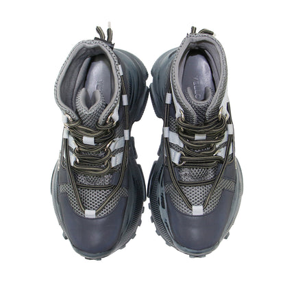 トラック ショートブーツ / TRACKER SHORT BOOTS スニーカー ハイカット レースアップ ボリュームソール