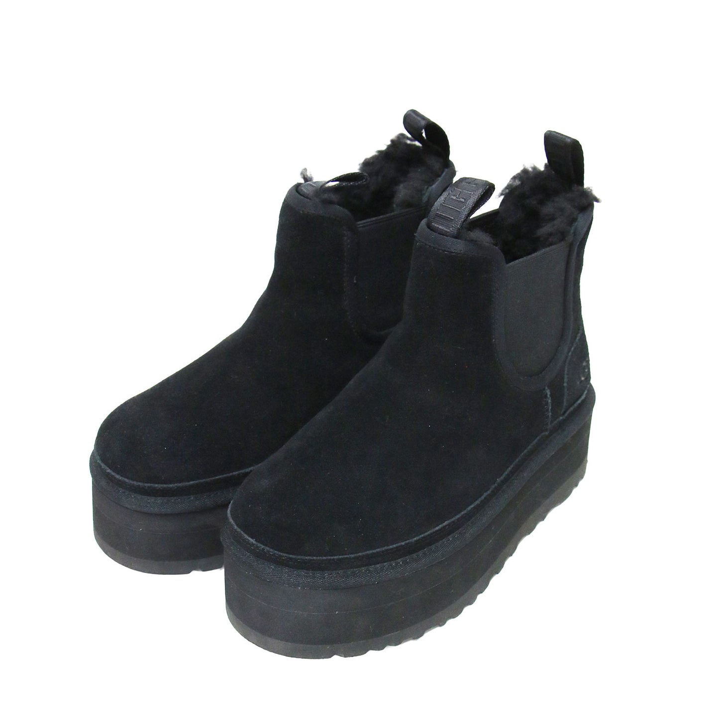 ニューメル プラットフォーム チェルシー / NEUMEL PLATFORM CHELSEA ブーツ ショート サイドゴア 厚底 スエード