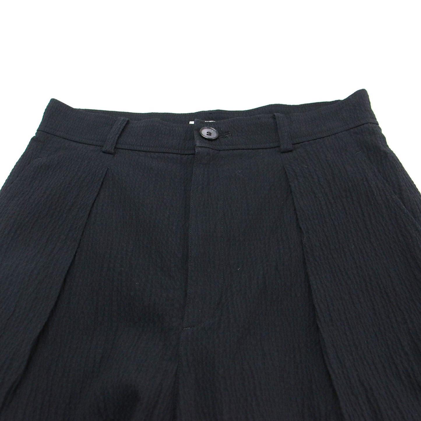 26春夏 リップル コットン タック トラウザーズ / パンツ テーパード コットン