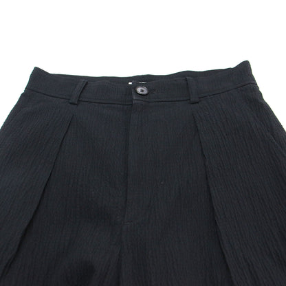 26春夏 リップル コットン タック トラウザーズ / パンツ テーパード コットン