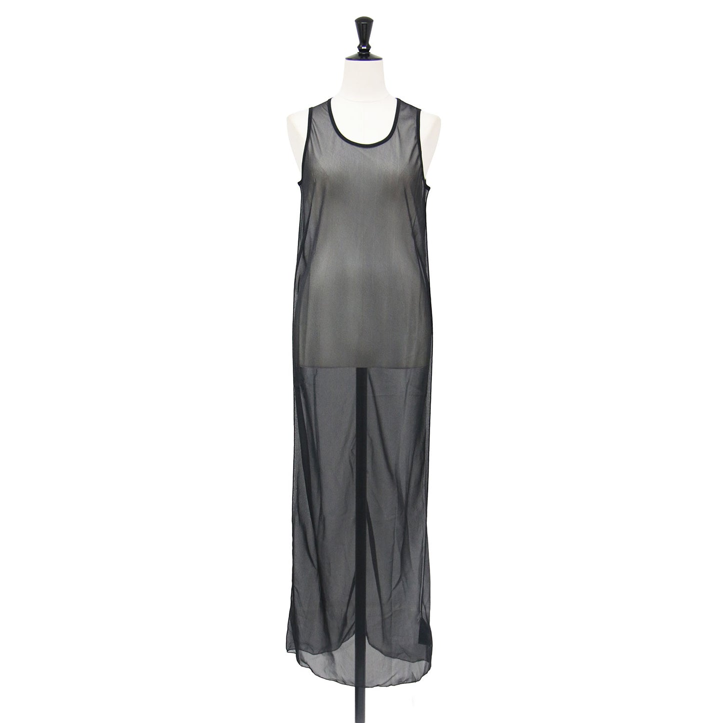 24春夏 R’IAM SHEER TANK ワンピース / ロング ノースリーブ Uネック Iライン シアー