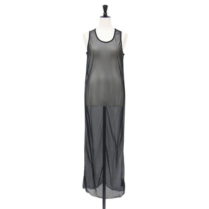 24春夏 R’IAM SHEER TANK ワンピース / ロング ノースリーブ Uネック Iライン シアー
