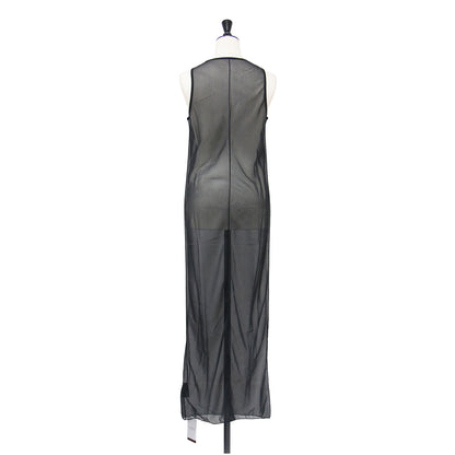 24春夏 R’IAM SHEER TANK ワンピース / ロング ノースリーブ Uネック Iライン シアー