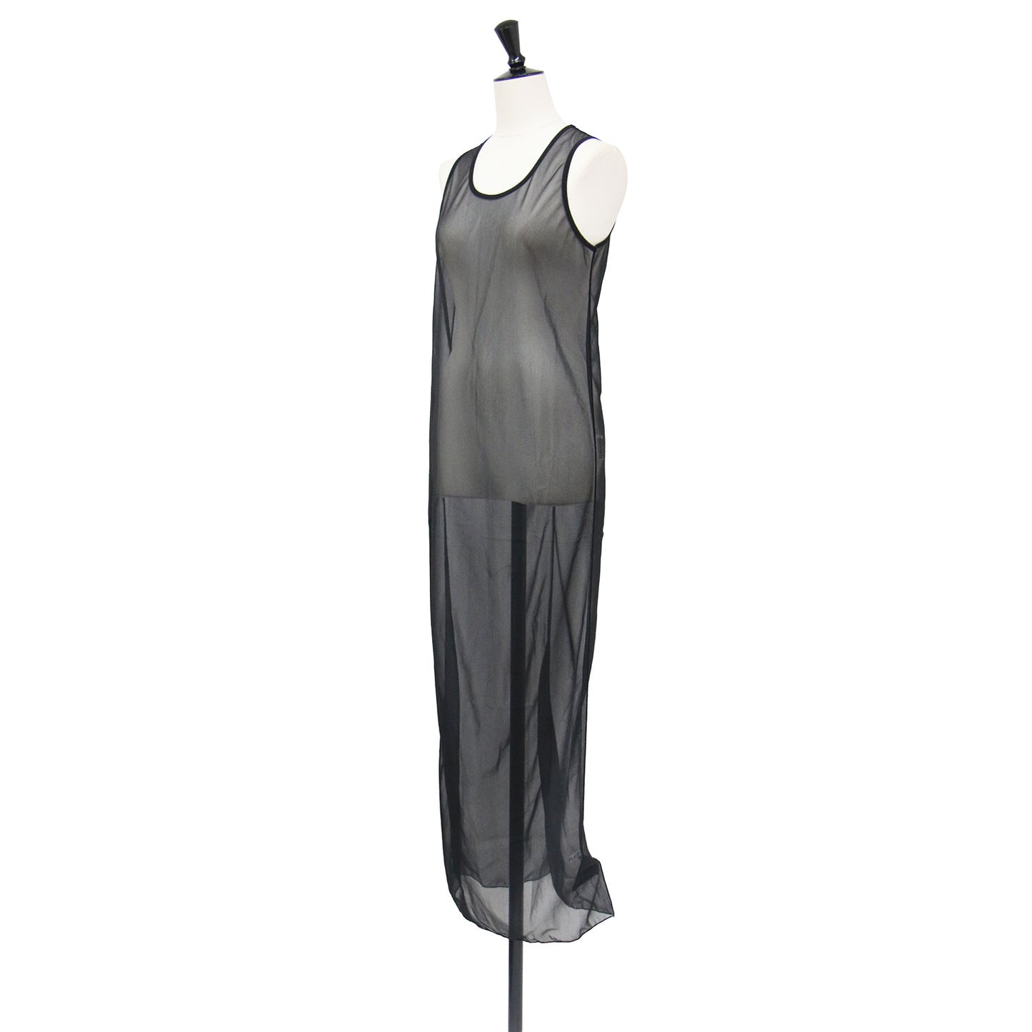 24春夏 R’IAM SHEER TANK ワンピース / ロング ノースリーブ Uネック Iライン シアー