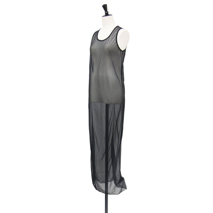 24春夏 R’IAM SHEER TANK ワンピース / ロング ノースリーブ Uネック Iライン シアー