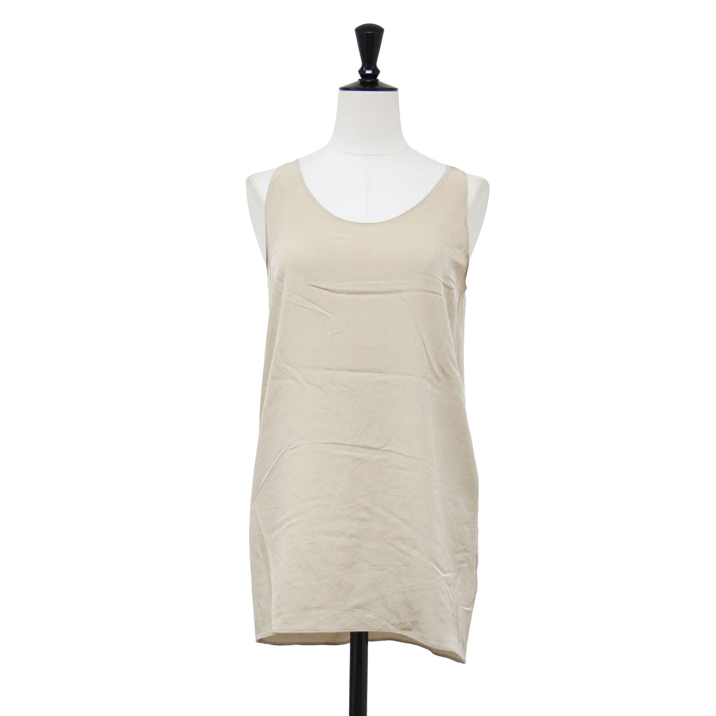 25秋冬 MY_fine tank top / ブラウス タンクトップ ノースリーブ ラウンドネック