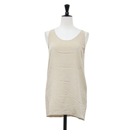 25秋冬 MY_fine tank top / ブラウス タンクトップ ノースリーブ ラウンドネック