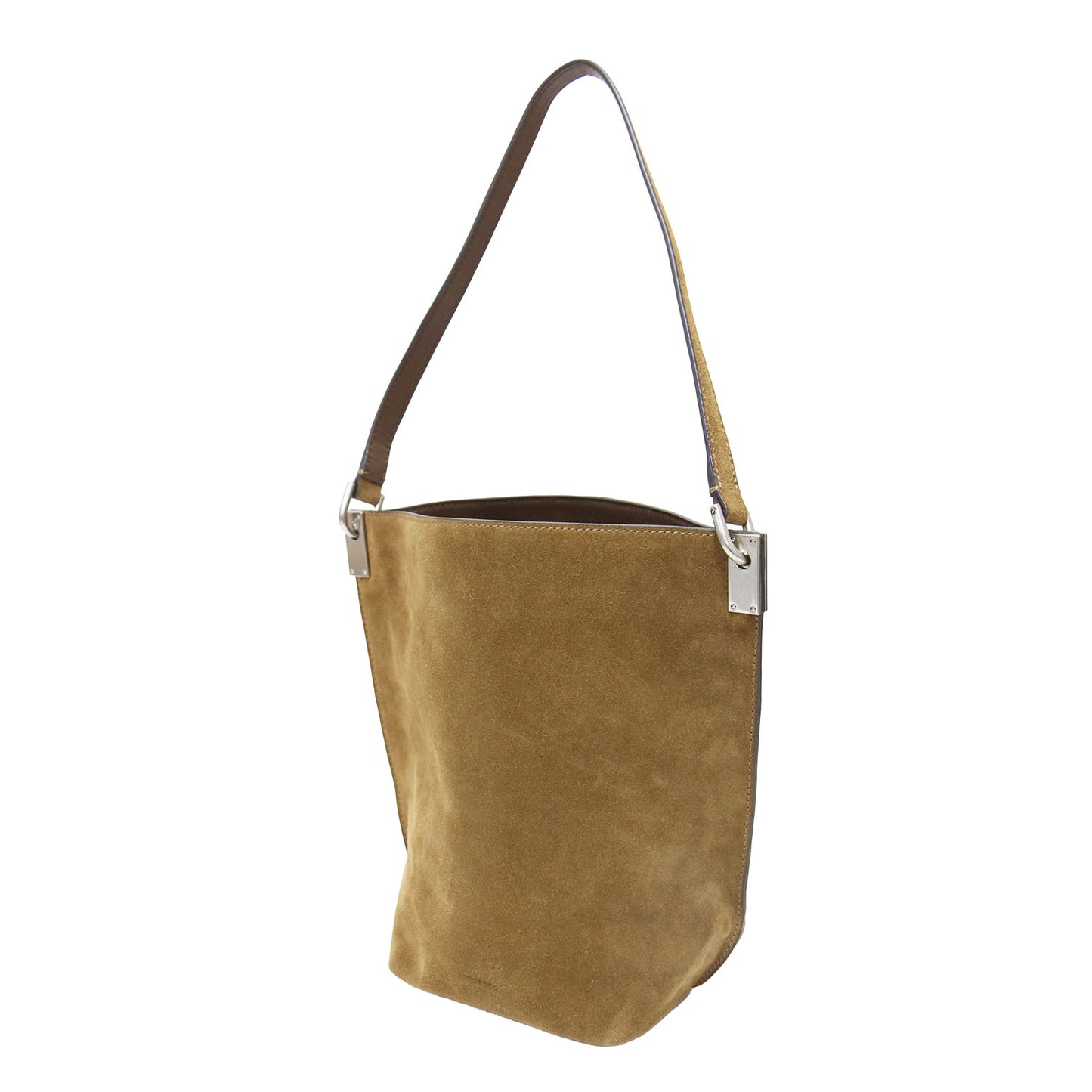 25秋冬 スエード バケツ型 ハンドバッグ / RACCOLTO BAG ショルダーバッグ 肩掛け カウレザー