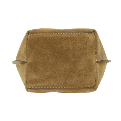 25秋冬 スエード バケツ型 ハンドバッグ / RACCOLTO BAG ショルダーバッグ 肩掛け カウレザー
