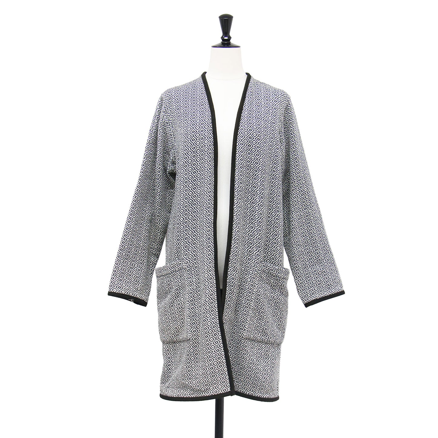 WMV サンジュウロウ コート / SANJURO COAT ジャケット ロング ノーカラー 長袖 ジャガード コットン