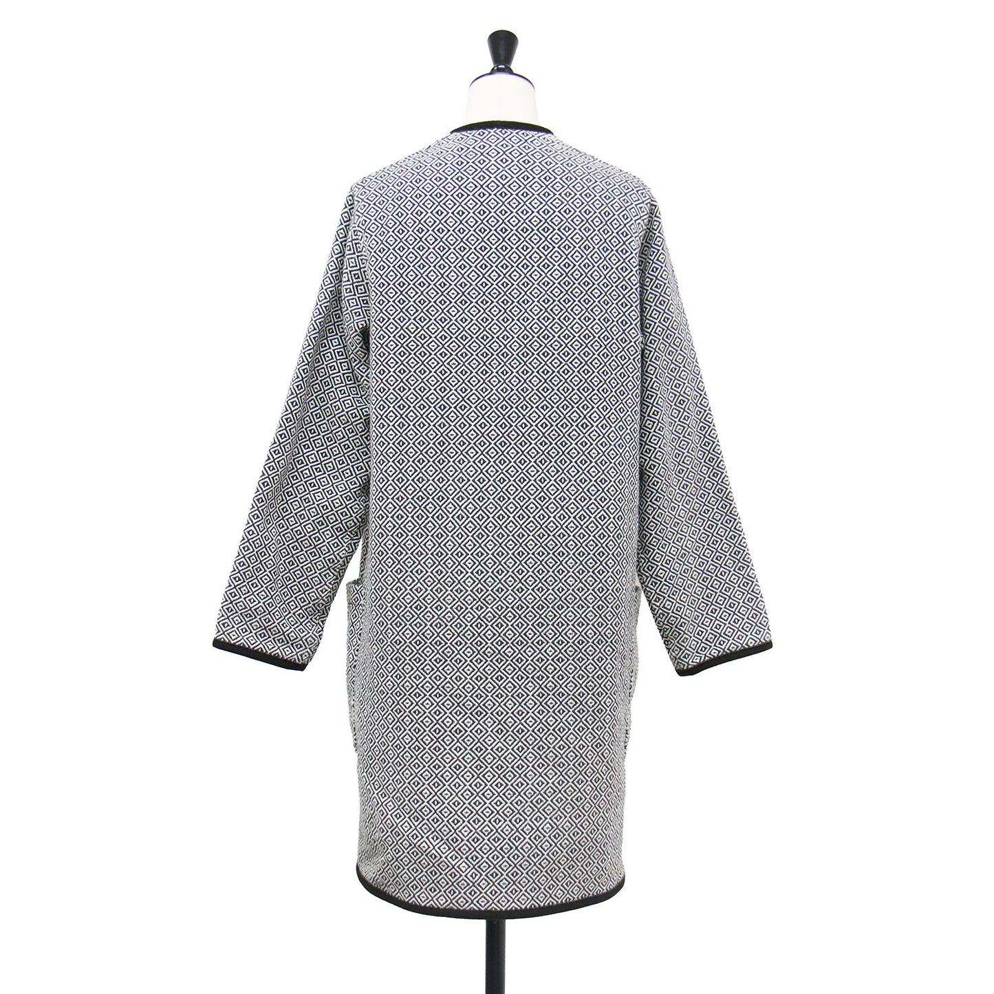 WMV サンジュウロウ コート / SANJURO COAT ジャケット ロング ノーカラー 長袖 ジャガード コットン