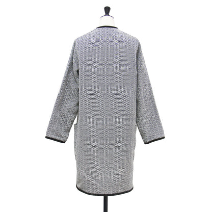 WMV サンジュウロウ コート / SANJURO COAT ジャケット ロング ノーカラー 長袖 ジャガード コットン
