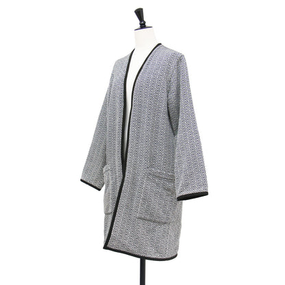 WMV サンジュウロウ コート / SANJURO COAT ジャケット ロング ノーカラー 長袖 ジャガード コットン