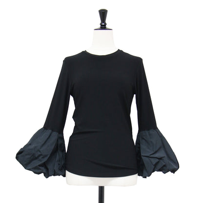 23春夏 バルーンスリーブ 長袖 カットソー / HYDRANGEA TOP プルオーバー クルーネック