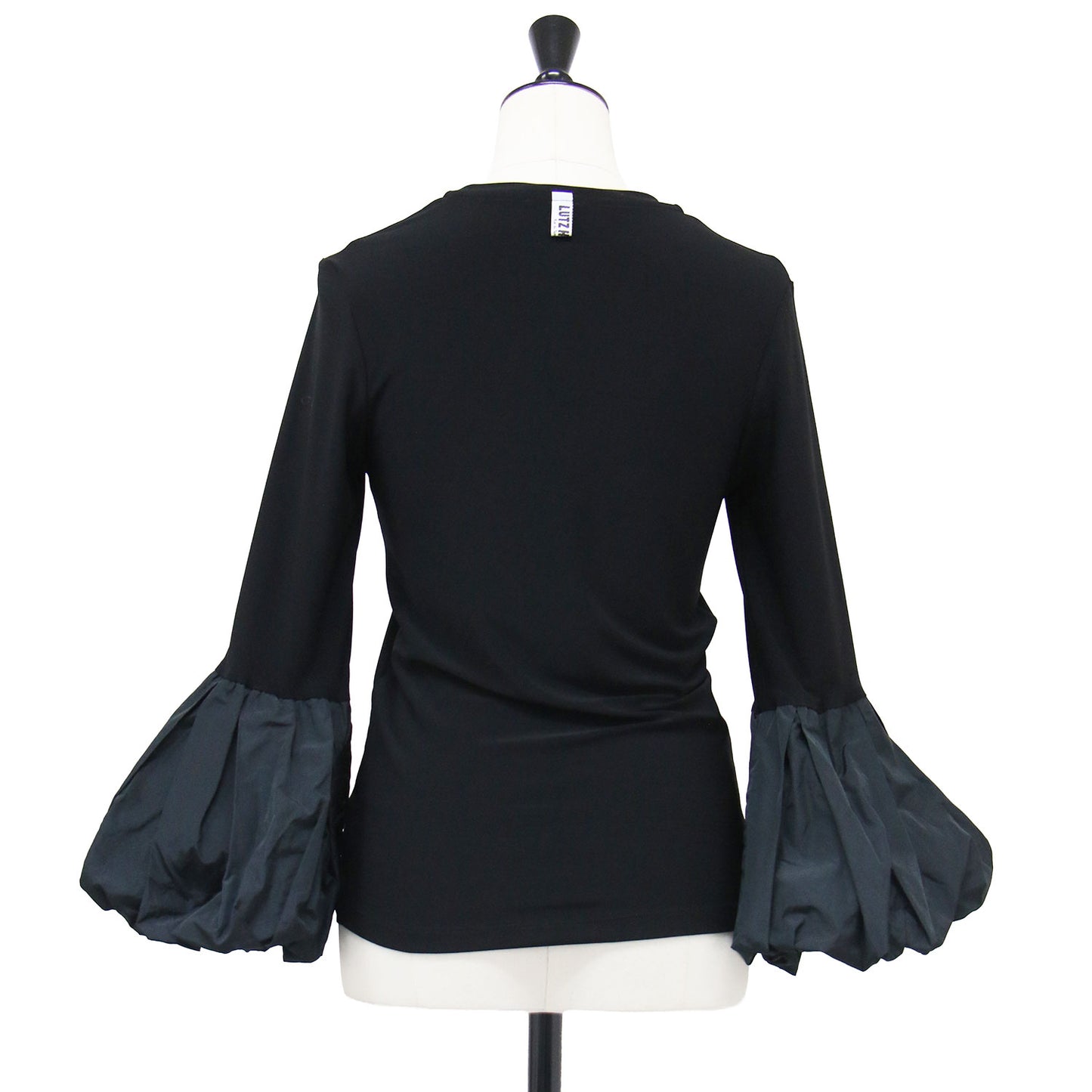 23春夏 バルーンスリーブ 長袖 カットソー / HYDRANGEA TOP プルオーバー クルーネック