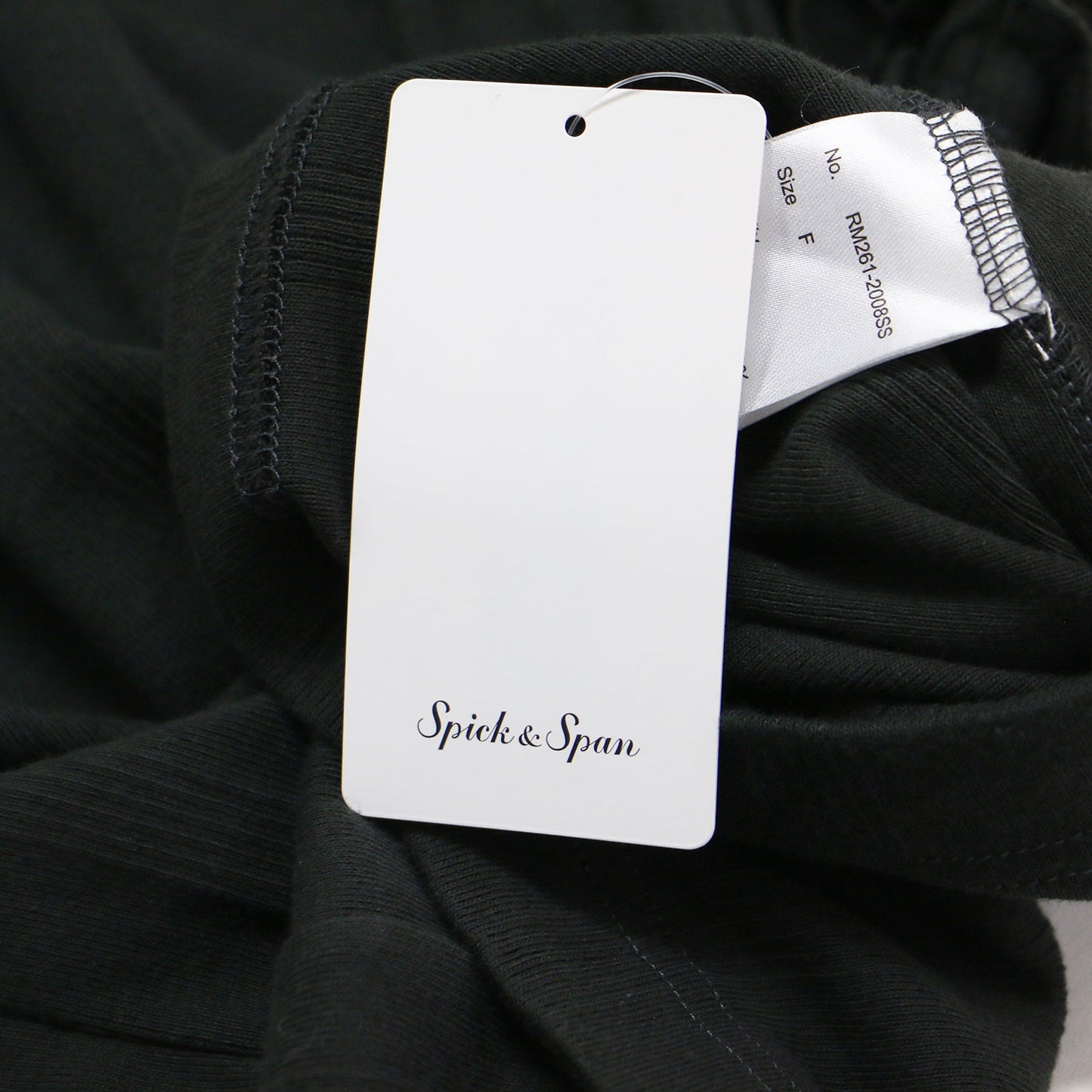 × Spick&Span × Miller 26秋冬 リブ フリル タンクトップ / PRIB FRILL TANK カットソー ノースリーブ クルーネック コットン