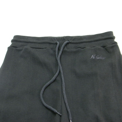 × Spick&Span × Miller 26秋冬 リブ フレア パンツ / レギンス ウエストゴム 裾レース カットソー素材 コットン