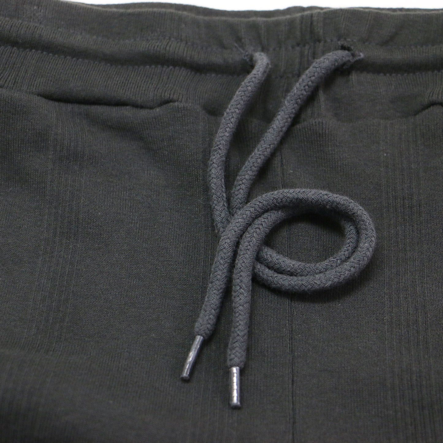 × Spick&Span × Miller 26秋冬 リブ フレア パンツ / レギンス ウエストゴム 裾レース カットソー素材 コットン