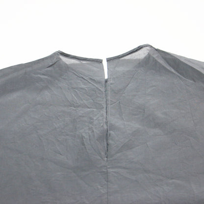 26春夏 RIAM AIR ブラウス / プルオーバー ノースリーブ クルーネック キーネック 2WAY カットオフ コットン シルク
