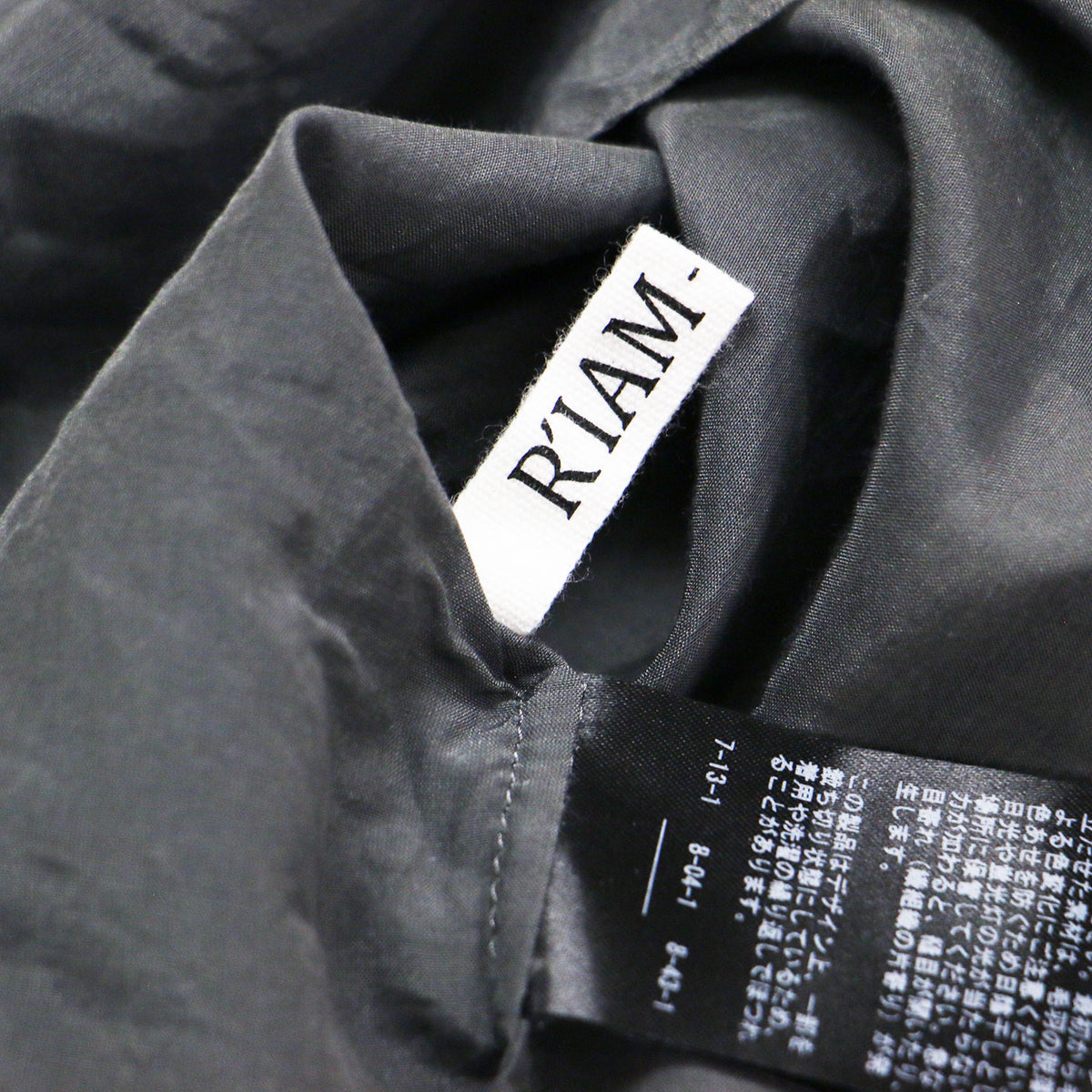 26春夏 RIAM AIR ブラウス / プルオーバー ノースリーブ クルーネック キーネック 2WAY カットオフ コットン シルク