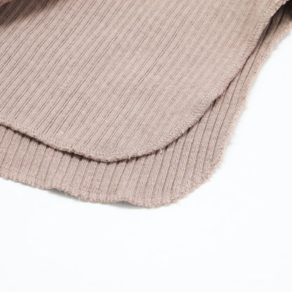リブ タンクトップ / RIB TANK TOP カットソー ノースリーブ Uネック Yバック コットン