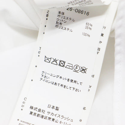 26秋冬 ポプリン シャツ / Poplin Shirt ブラウス 長袖 ボウタイ シフォン コットン