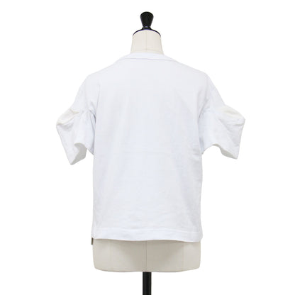 26春夏 geoff sacai by Geoff Mcfetridge Cotton Jersey T-Shirt 26-08354 / Tシャツ ショート丈 半袖 クルーネック ロゴ プリント コットン