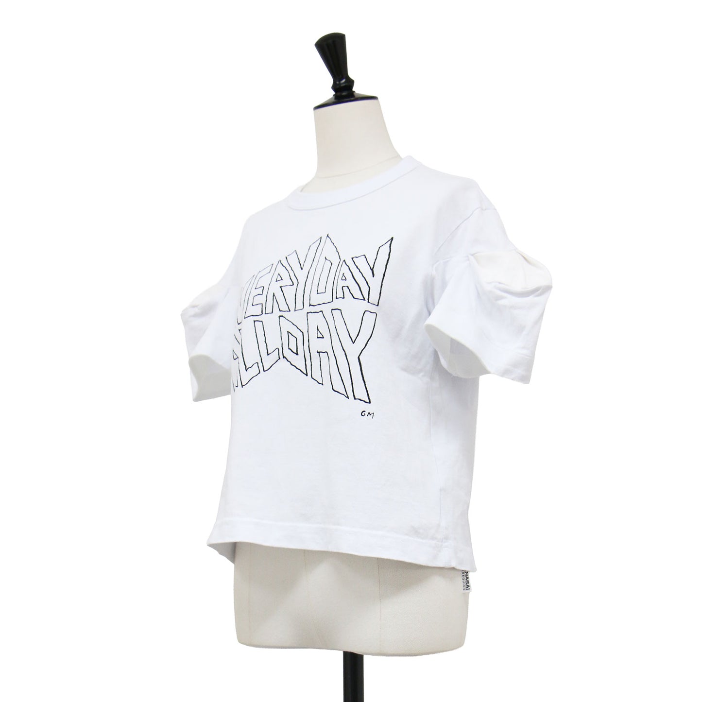 26春夏 geoff sacai by Geoff Mcfetridge Cotton Jersey T-Shirt 26-08354 / Tシャツ ショート丈 半袖 クルーネック ロゴ プリント コットン
