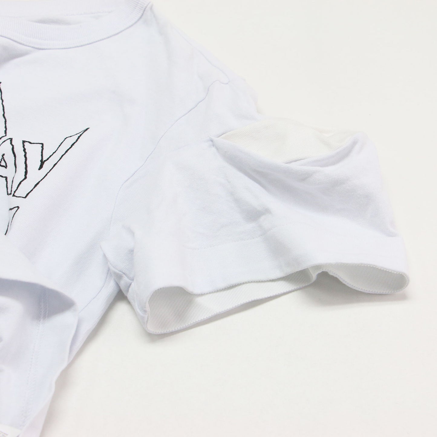 26春夏 geoff sacai by Geoff Mcfetridge Cotton Jersey T-Shirt 26-08354 / Tシャツ ショート丈 半袖 クルーネック ロゴ プリント コットン