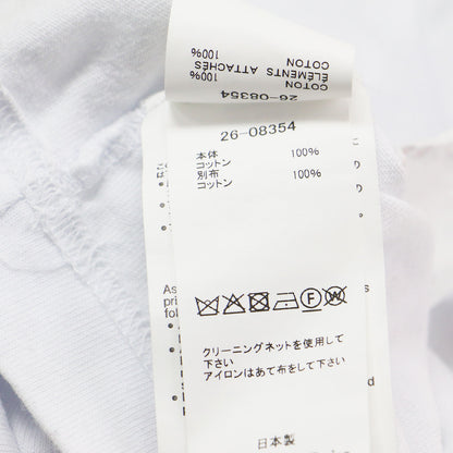 26春夏 geoff sacai by Geoff Mcfetridge Cotton Jersey T-Shirt 26-08354 / Tシャツ ショート丈 半袖 クルーネック ロゴ プリント コットン