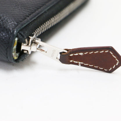アザップ コンパクト シルクイン Y刻印 / コインケース 財布 ラウンドファスナー レザー