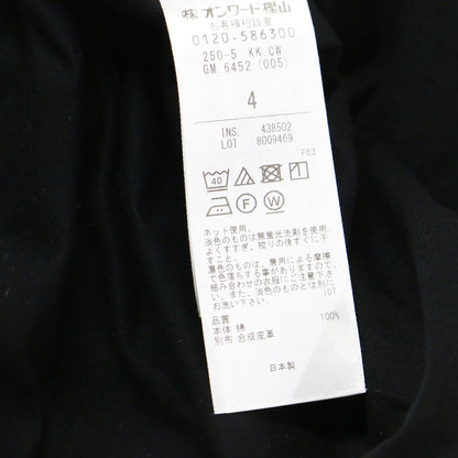 25春夏 TORENIA レザーポケット コットン クルーネック Tシャツ / カットソー プルオーバー 半袖