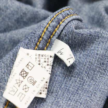 25秋冬 les Tendre デニム シャツ / 長袖 レギュラーカラー オーバーサイズ 厚手 コットン