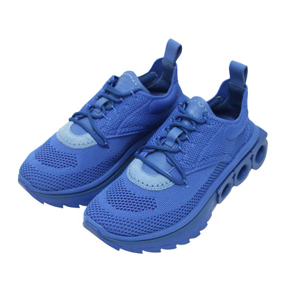 NIMA KNIT DENIM 0762793 / ニット ローカット レースアップ スニーカー ガンチーニソール