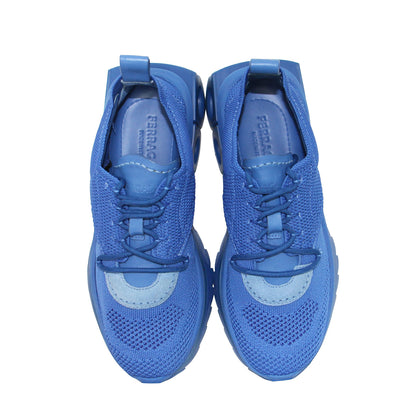 NIMA KNIT DENIM 0762793 / ニット ローカット レースアップ スニーカー ガンチーニソール