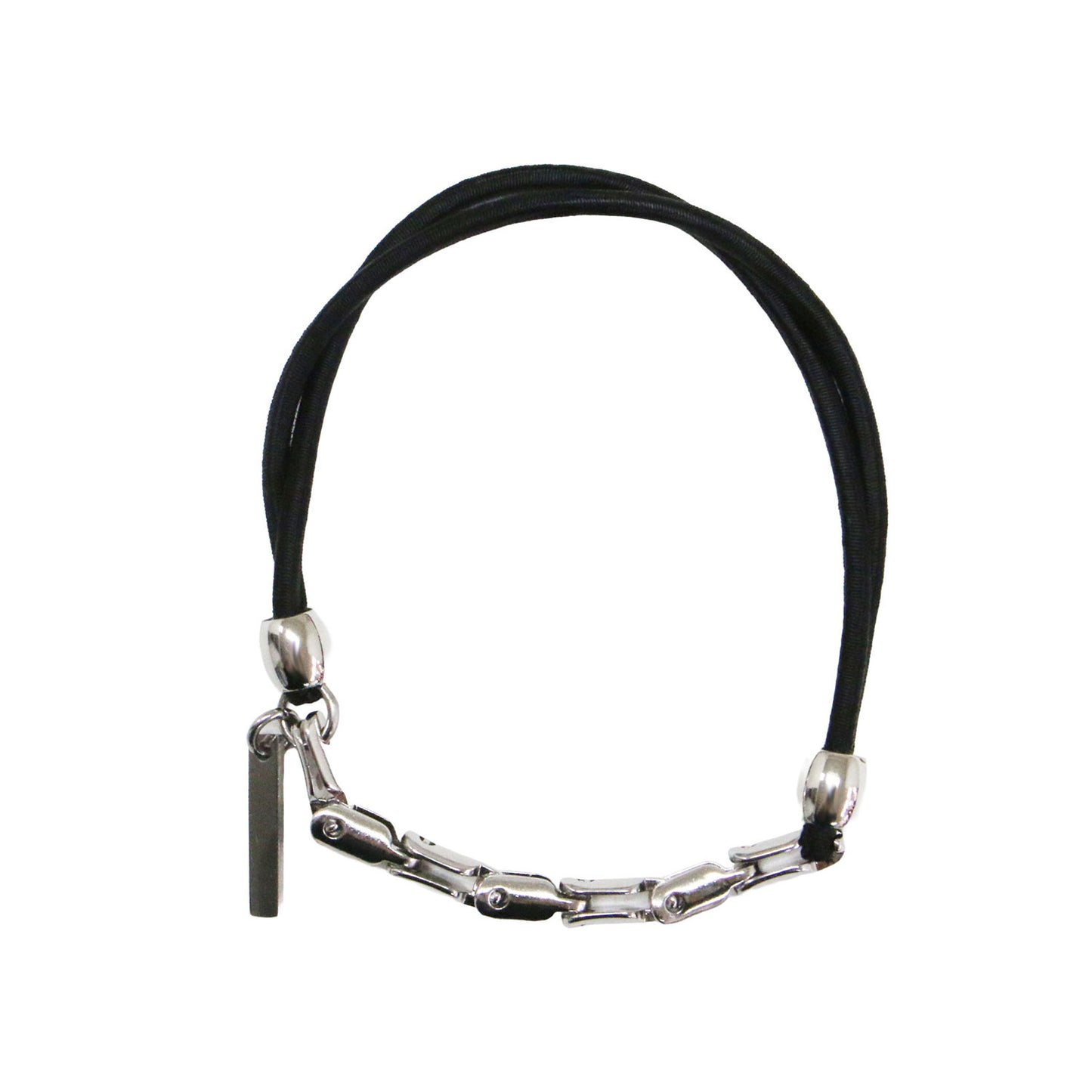 25秋冬 メタルパーツ付き ヘアゴム 3本セット / Linked Metal Hair ties 3 Pieces Set