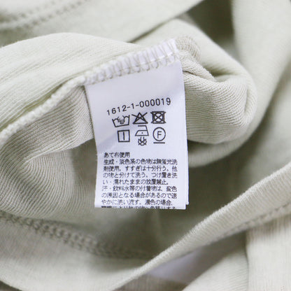 26春夏 コットン ポリウレタン ロングスリーブ カットソー & バンドゥ / Tシャツ 長袖 クルーネック キャミソール 2枚セット レイヤード コットン