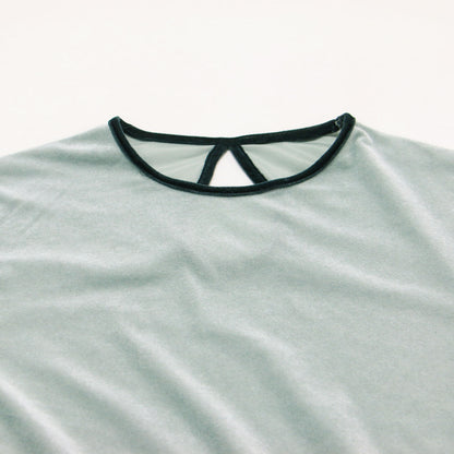 シアーベロア リンガー Tシャツ