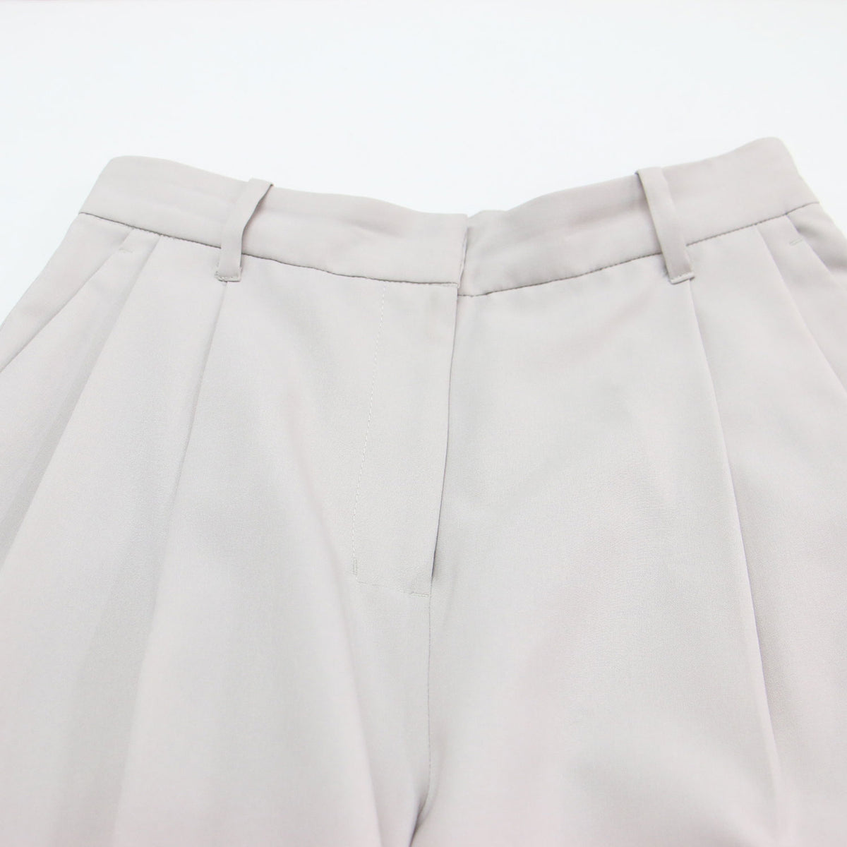 24秋冬 2タック ワイド テーパード パンツ / 2411F04101 / スラックス ハイウエスト センタープレス
