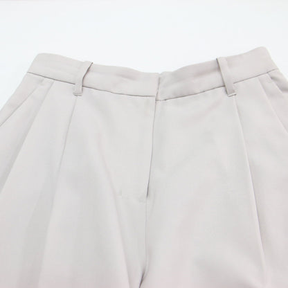24秋冬 2タック ワイド テーパード パンツ / 2411F04101 / スラックス ハイウエスト センタープレス