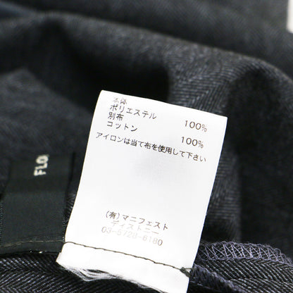 24秋冬 ヘリンボーン ブラウス / プルオーバー ノースリーブ クルーネック Aライン