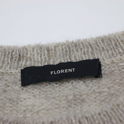 25秋冬 モヘヤ ニット ベスト / MOHAIR KNIT VEST 2505F07004 / プルオーバー クルーネック ウール