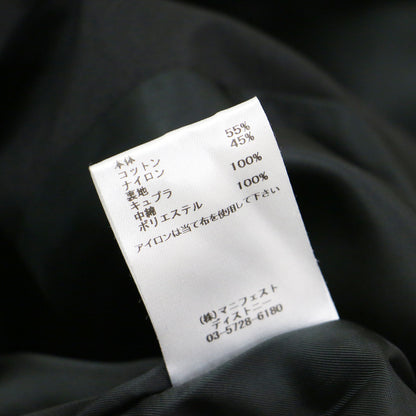 26春夏 ナイロン ラウンドネック ベスト / ジレ ミドル丈 ジップアップ 中わた