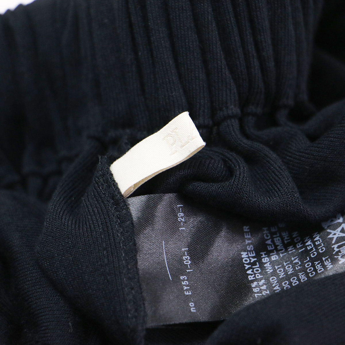 26春夏 Jersey Drape パンツ / イージーパンツ ワイド ウエストゴム ドレープ ギャザー